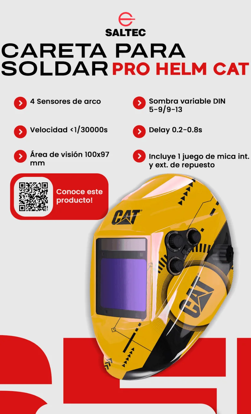 Careta Pro Helm Cat